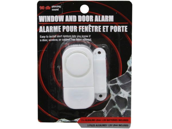 pieces 90 Decibel Battery Operated Window And Door Alarm Home Accessories - at alltimetrading.com