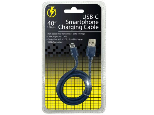24 pieces of 40 In UsB-C Smartphone Charging Cable