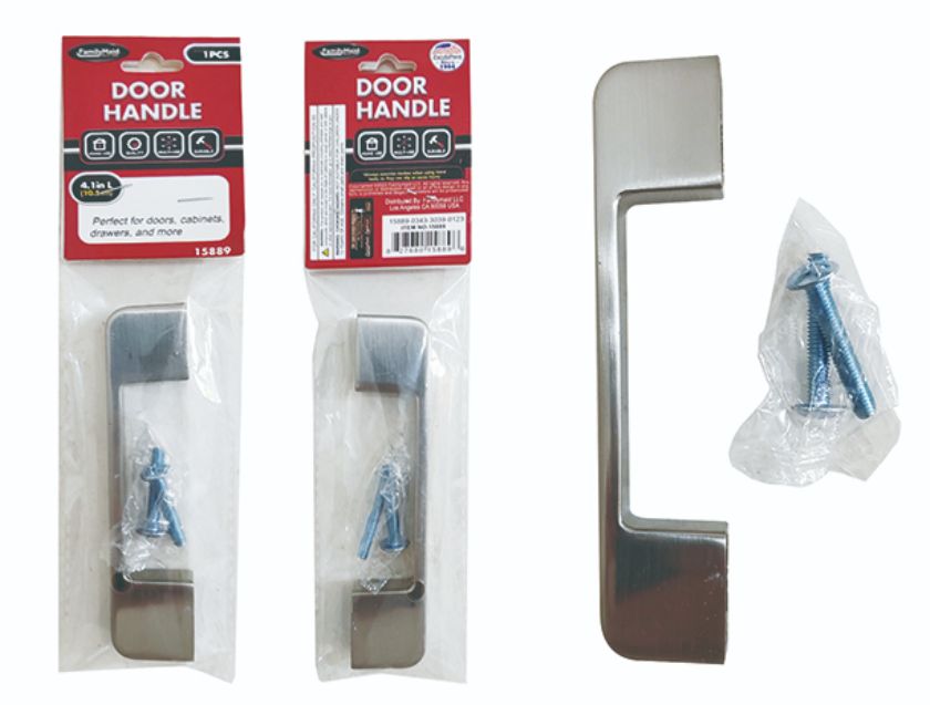 96 Pieces of Stainless Steel Door Handles With Satin Finish 4.1"/10.5cm