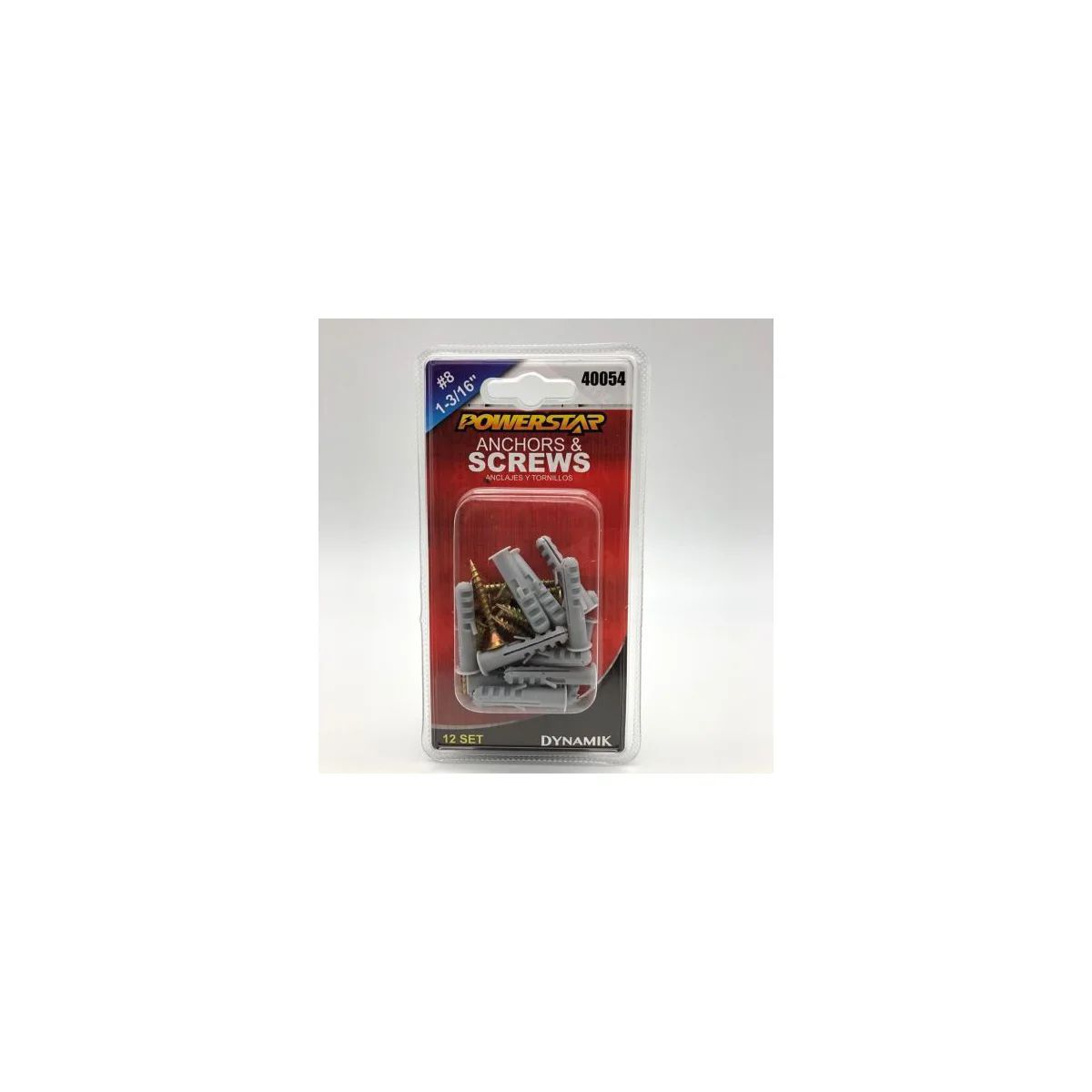 24 Pieces of Anchor & Screws1-3/16"