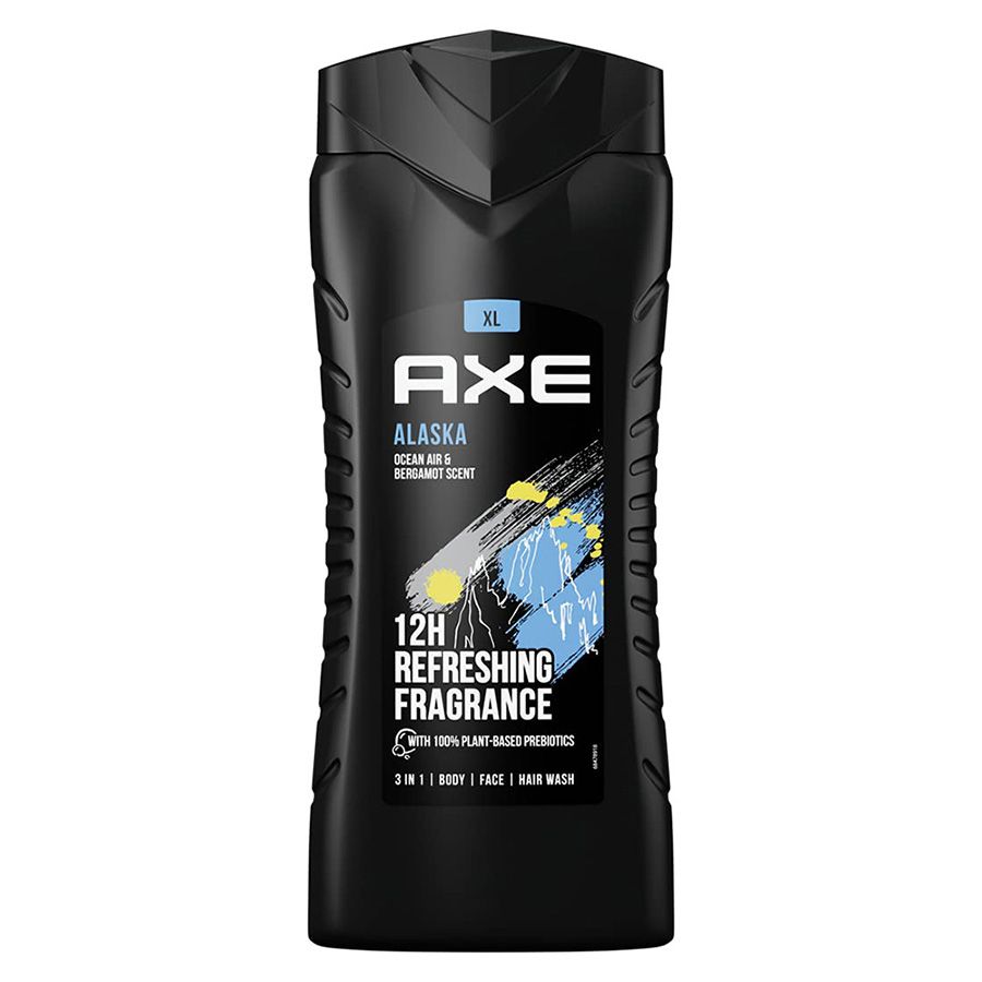6 Pieces Axe Body Wash 400 Ml 3 In 1 Alaska Soap & Body Wash at