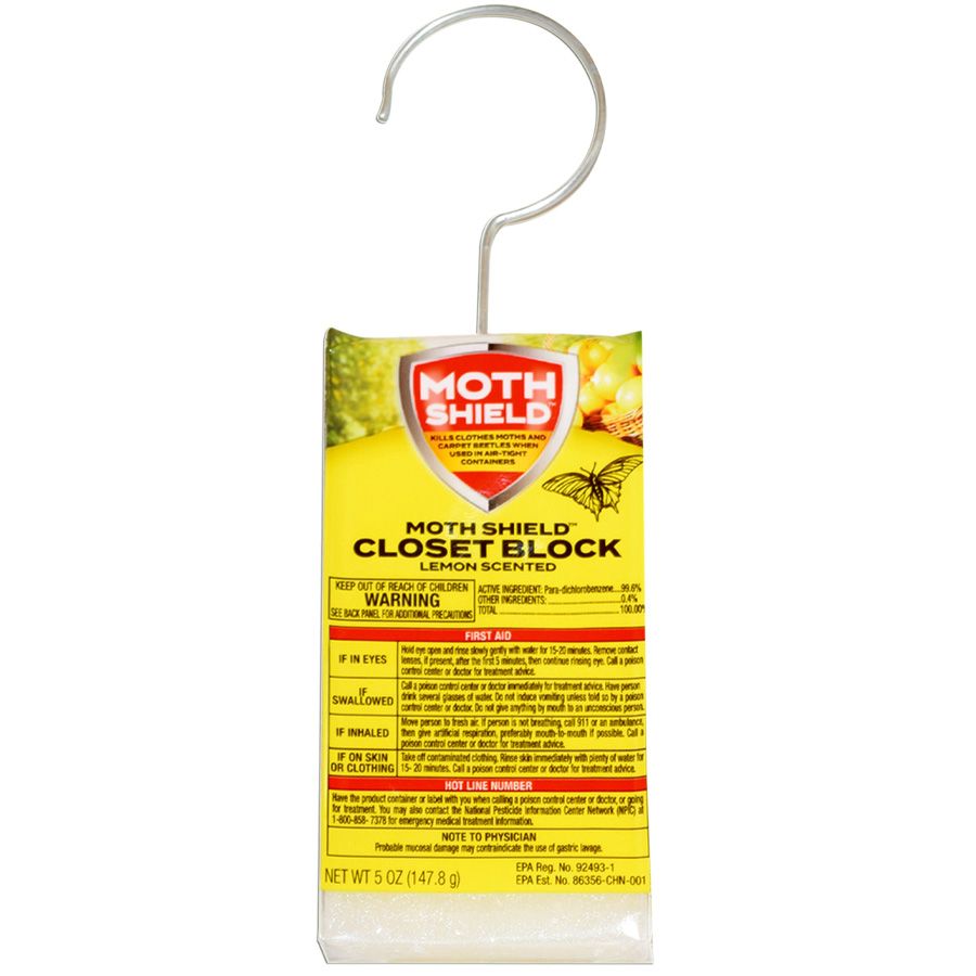 24 pieces of Moth Shield Moth Balls 5 Oz Lemon