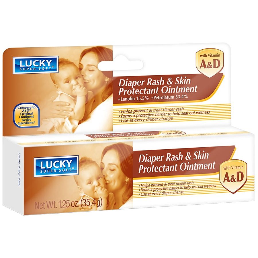 24 pieces of Lucky Super Soft Diaper Rash & Skin Protectant Ointment1.25 Oz With A & D Vitamins