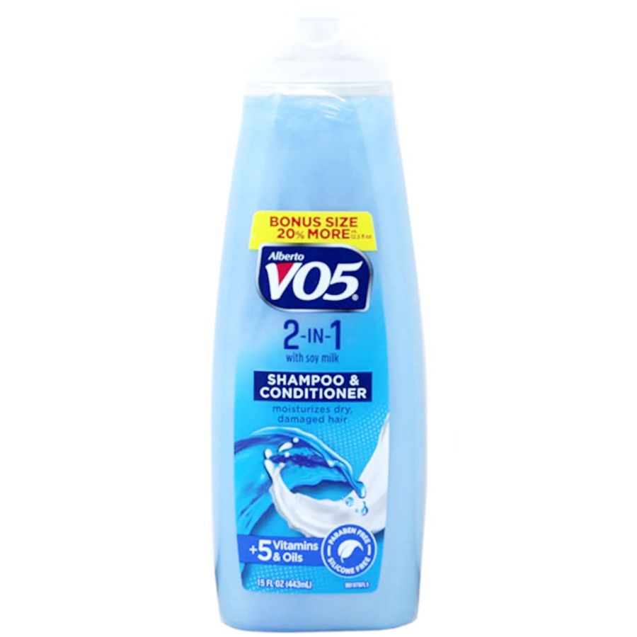 6 pieces Vo5 Shampoo 15 Oz 2 In 1 Moisturizing Shampoo & Conditioner at