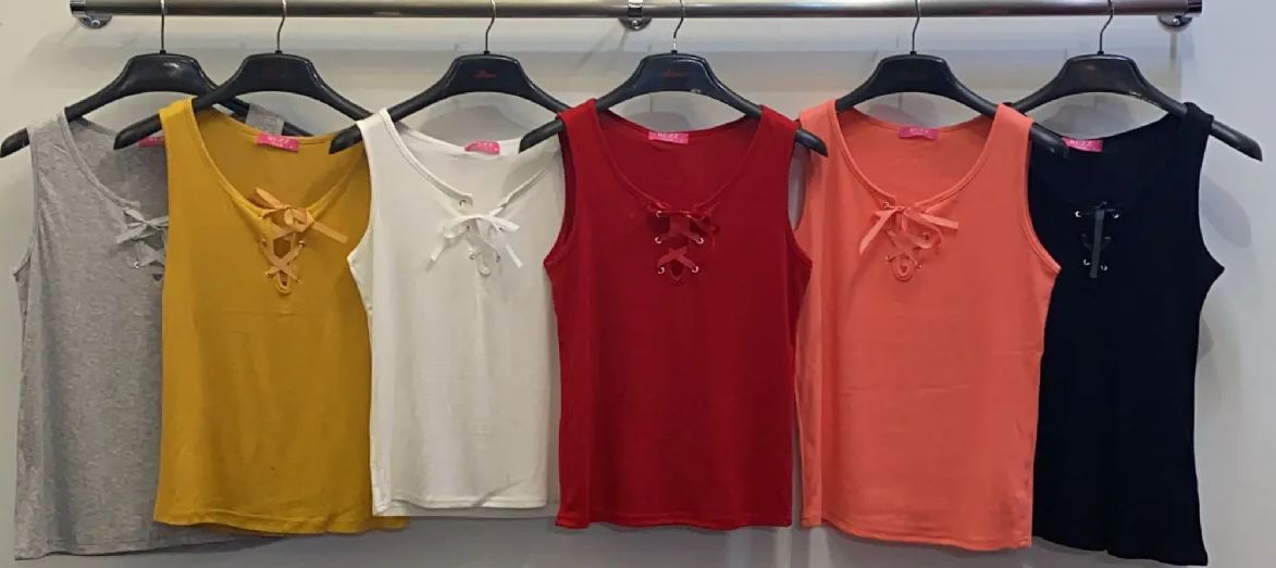 72 Pieces Women's Assorted Colors Cotton Camisole Tops - Womens Camisoles &  Tank Tops - at 