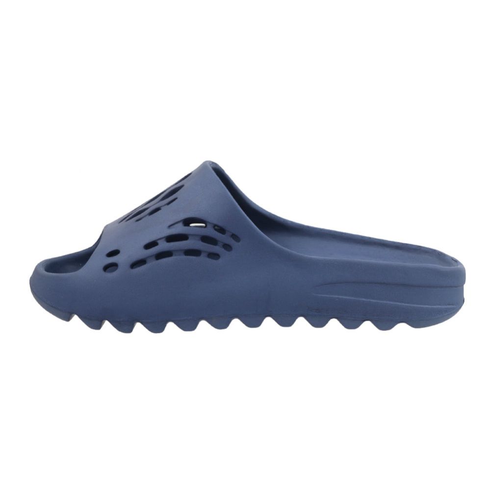 12 Pairs of Men's Perforated Slide Navy