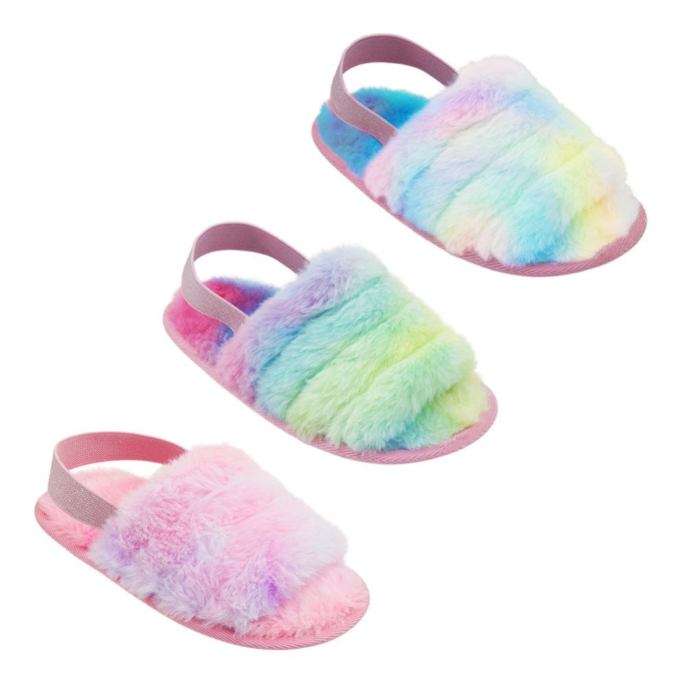 Girls tie dye discount slippers