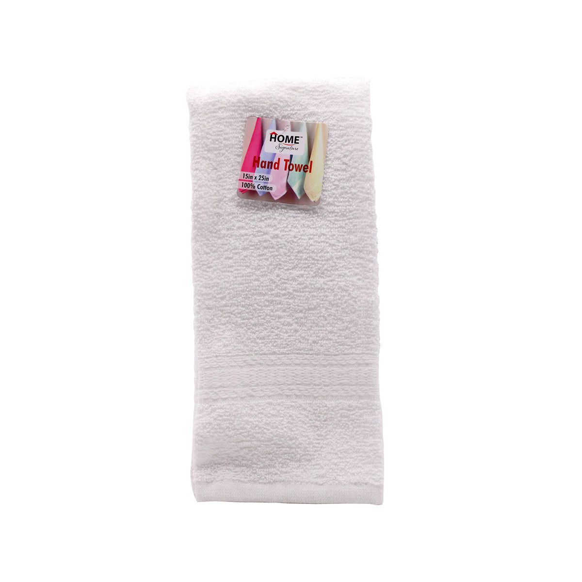 15X25 Wholesale Cotton White Hand Towels - Towel Super Center