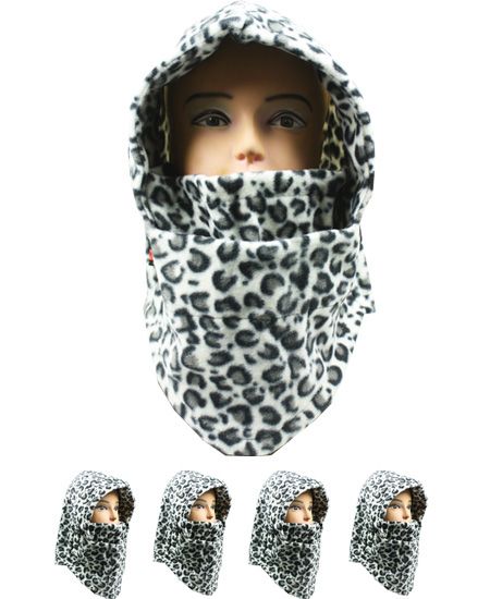 12 pieces of Leopard Print Balaclava Face Mask