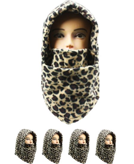 12 pieces of Leopard Pattern Balaclava Face Mask