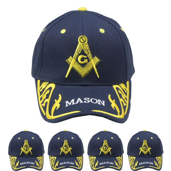 12 pieces of Freemason Mason Lodge Symbol Adjustable Baseball Cap
