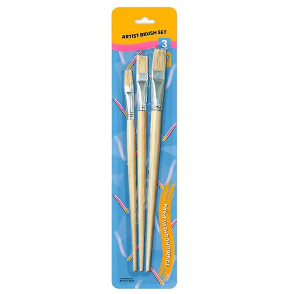 48 Pieces of Artist Brushes 3 -pack Size 81012 Blistered