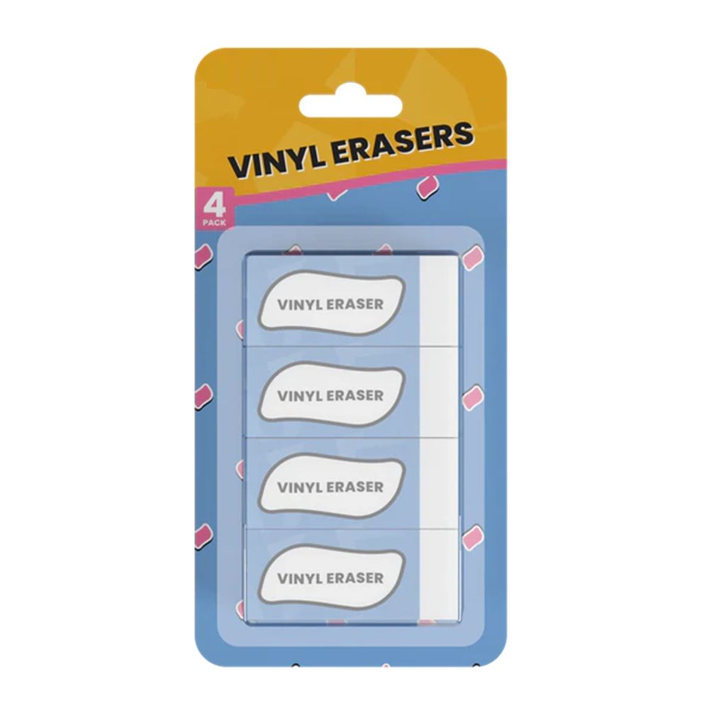 48 Pieces of Vinyl erasers 4 -pack