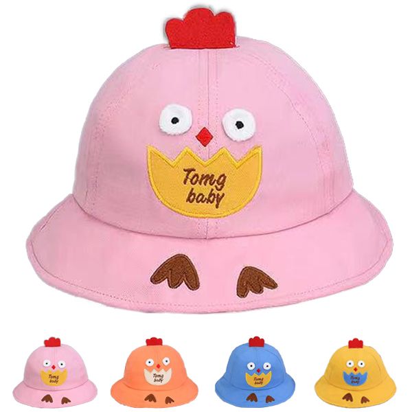 12 pieces of Bulk Chicken Summer Sun Hats for Kids