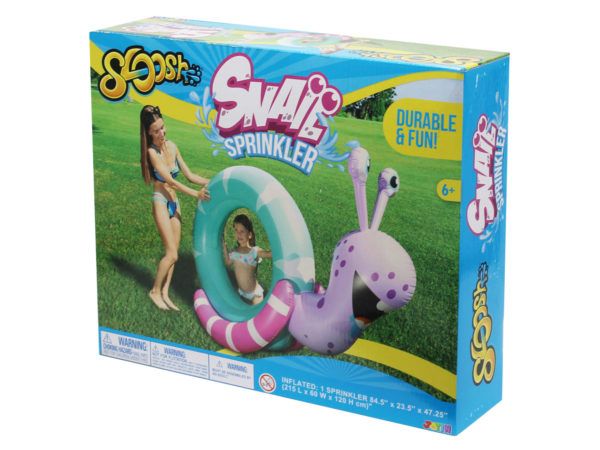 6 pieces of Sloosh Inflatable Snail Sprinkler
