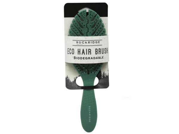 48 pieces of Rockridge Biodegradeable Eco Hairbrush In Natural Green