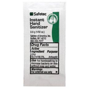 100 Pieces of Safetec Hand Sanitizer