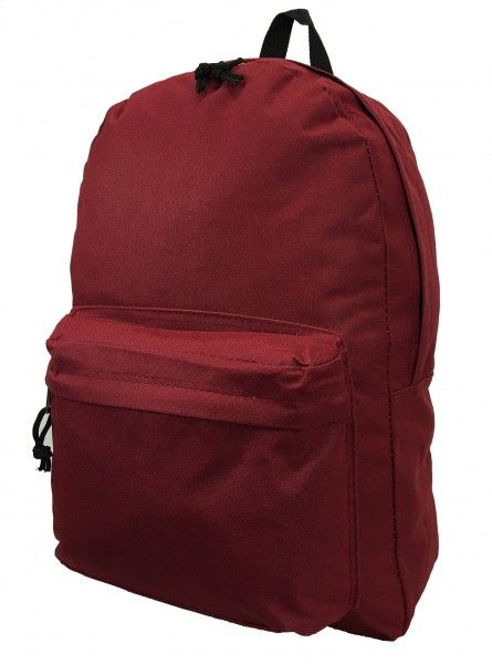36 Pieces of 18 Inch Classic Backpack In Maroon