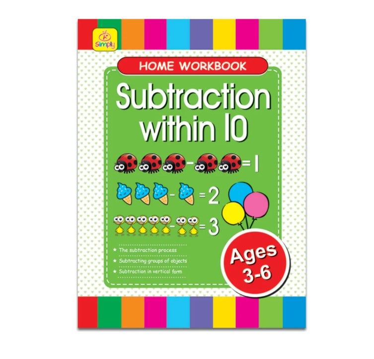 72 Pieces of Education Book Subtraction
