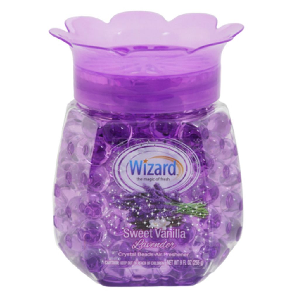 12 pieces of Air Freshener Beads 9oz Sweet Vanilla Lavender Wizard