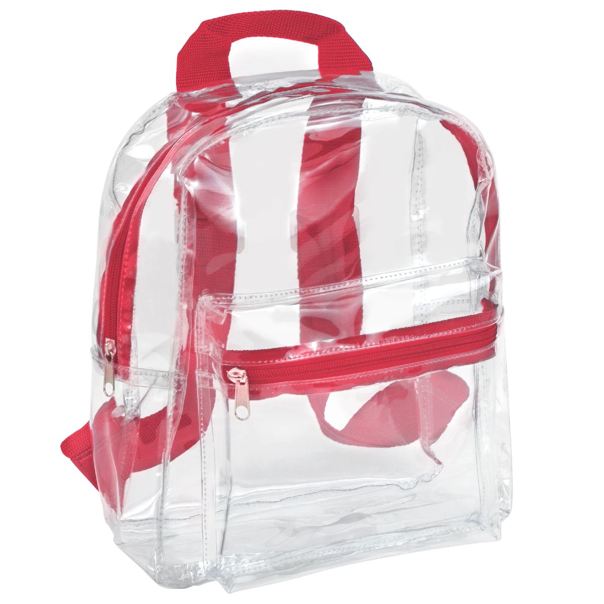 24 Pieces Mini 12 Inch Clear Backpack - Draw String & Sling Packs - at ...