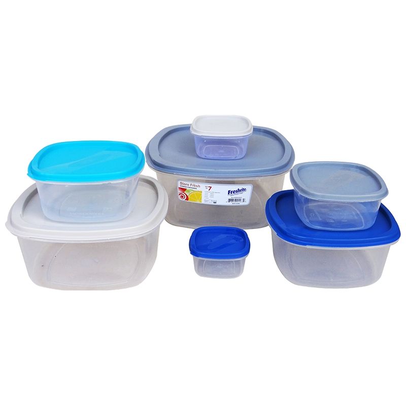  24 Pieces Large Food Storage Containers, Plastic Food