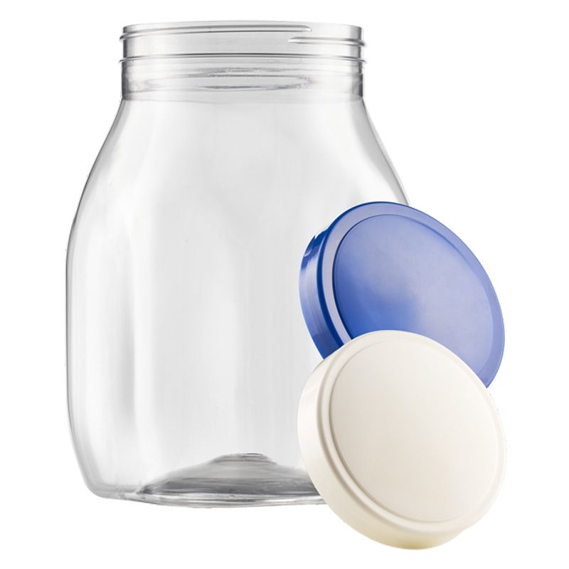 24 Pieces of 2700ml Transparent Plastic Jar #2112