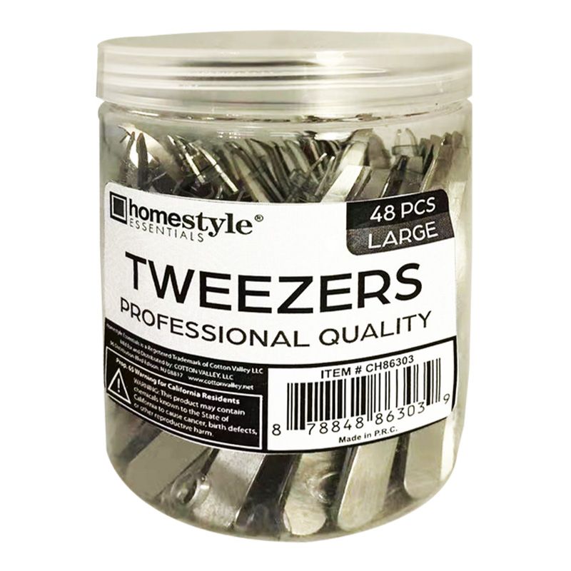 4 Wholesale 48pcs Tweezers In Jar - at 