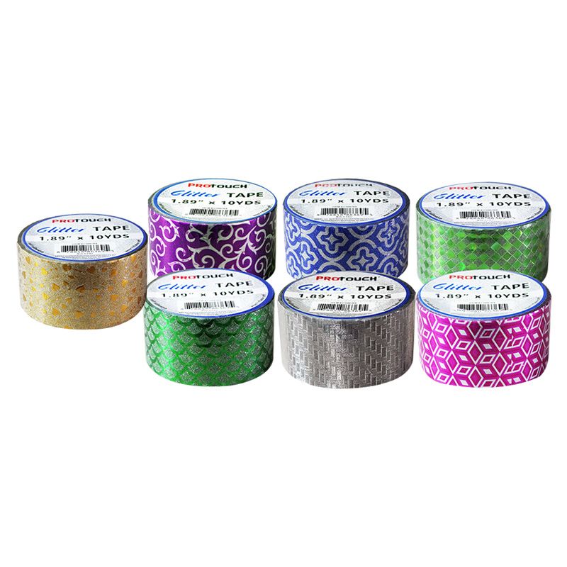 48 pieces of 1.89inx10yds Glitter Tape