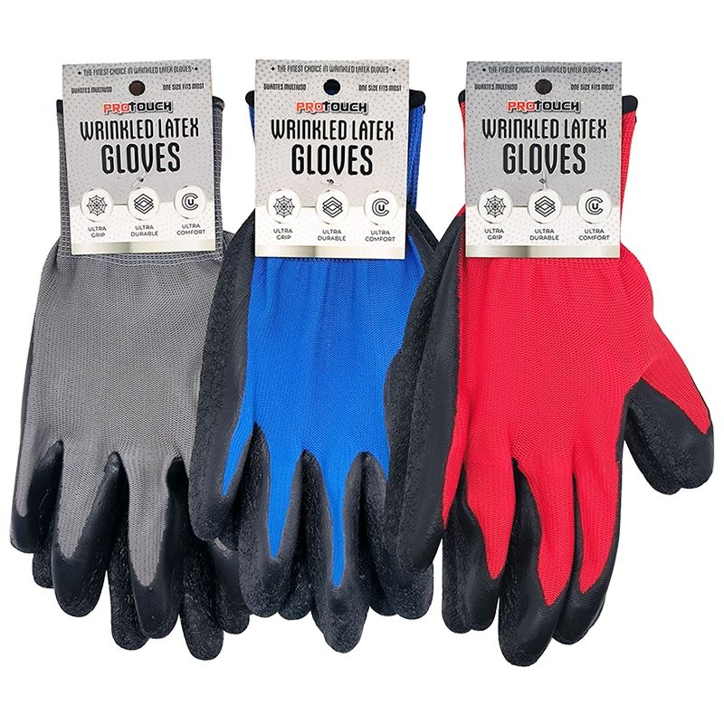 72 pieces of Wrinkled Latex Gloves