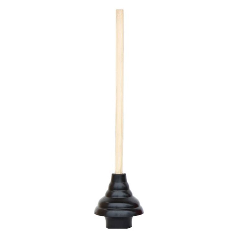 24 Pieces of Heavy Duty Plunger With Wooden Handle