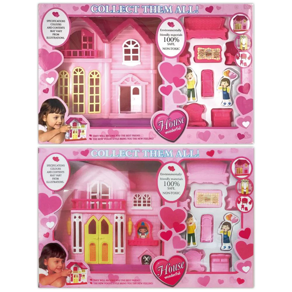 24 Pieces of Doll House And Accessory Set