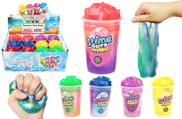 120 Pieces of Soda Cup Slime With Glitter