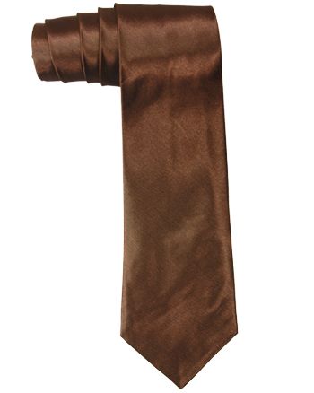 36 Pieces of Wide Plain Brown Tie