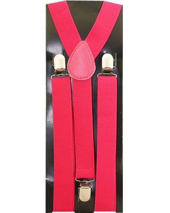 36 Pieces of Hot Pink Kid Suspender