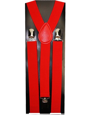 36 Pieces of Red Kid Suspenders