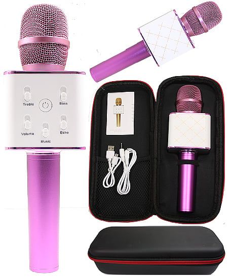 36 pieces of Phone Accessory Karaoke Microphone Neon Pink