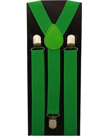 36 Pieces of Green Kid Suspender