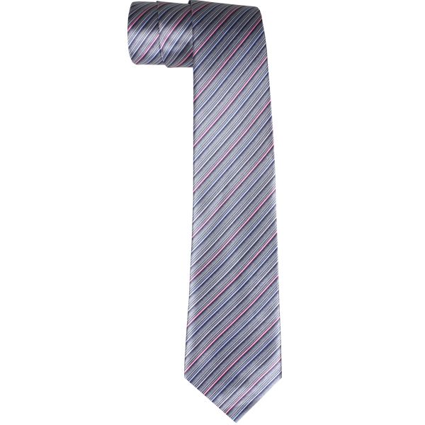 36 Pieces of Wide Gray Lines Dress Tie