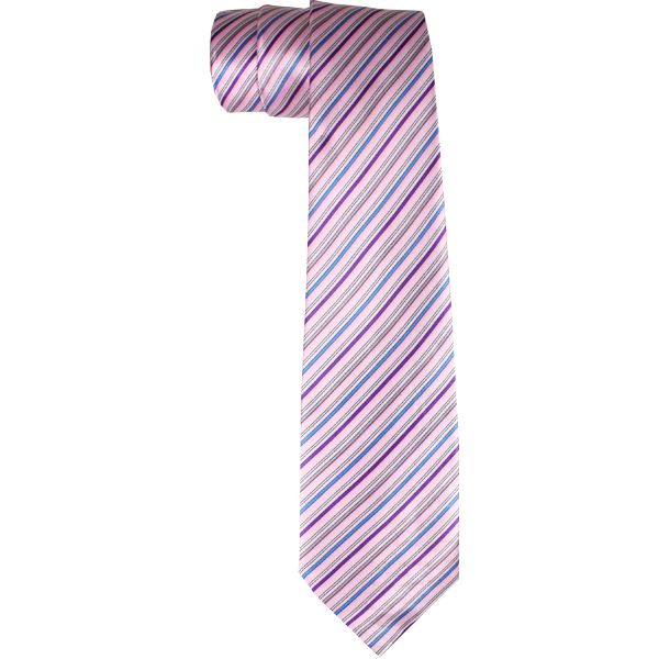 36 Pieces of Purple Lines Wide Dress Tie