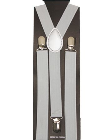 36 Pieces of Silver Color Suspender