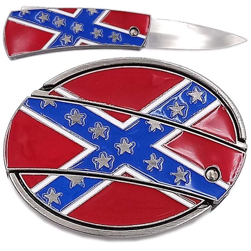 36 Pieces of Confederation Flag Knife Belt Buckle