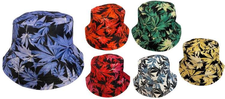 24 Pieces of Marijuana Bucket Hat