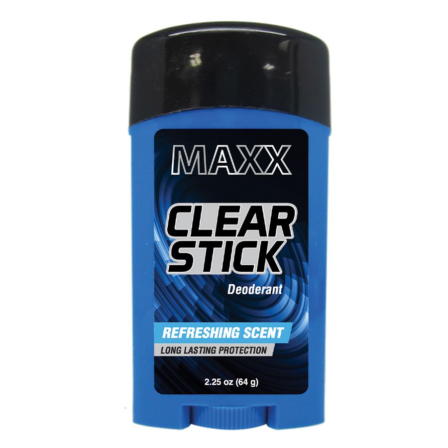 24 Pieces of Maxx Deodorant Stick 2.25 Oz Clear