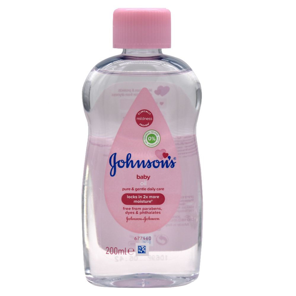 JOHNSON'S Baby Oil, 200 ml, Pack of 6 : : Baby Products