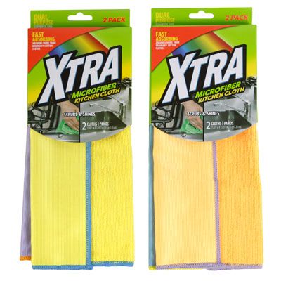 48 pieces of Micro Fiber 2ct Cloth Xtra Dual Side Cleaning & Polishing