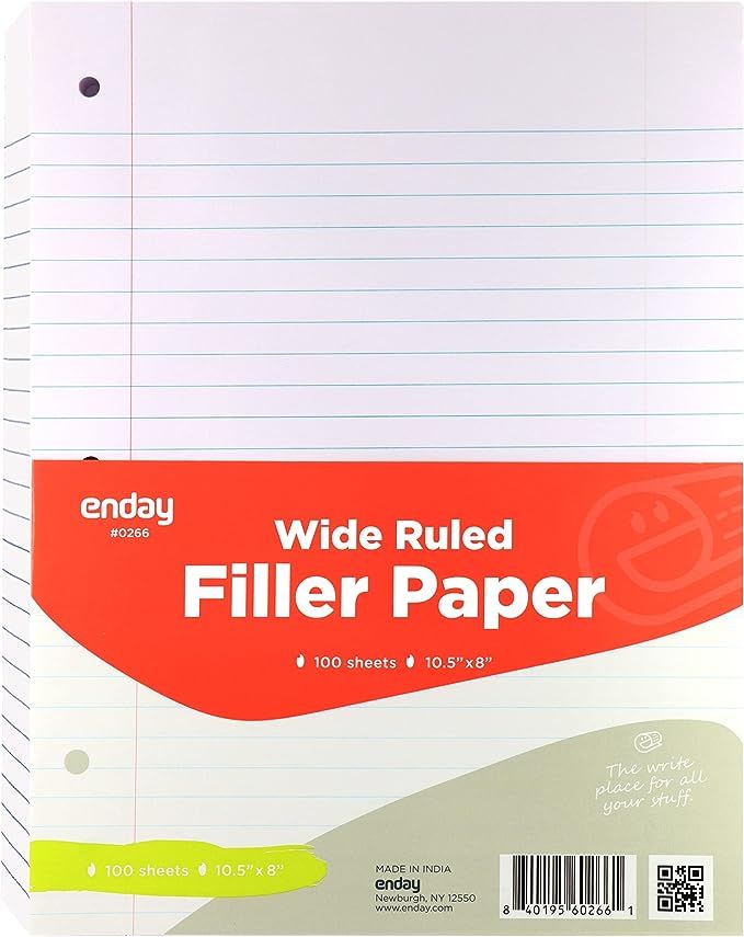 24 pieces of Filler Paper C/r 200 Ct.
