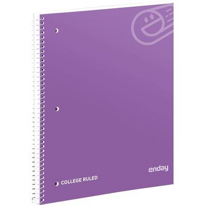 36 pieces of Spiral Notebook 1-Subject C/r 70 Ct., Purple