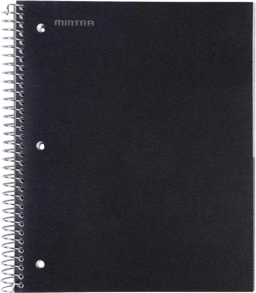 36 pieces of Spiral Notebook 1-Subject C/r 70 Ct., Black
