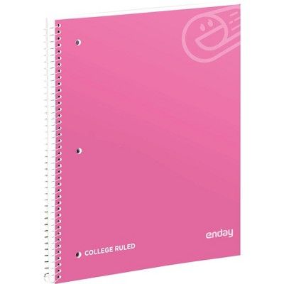 36 pieces of Spiral Notebook 1-Subject C/r 70 Ct., Pink